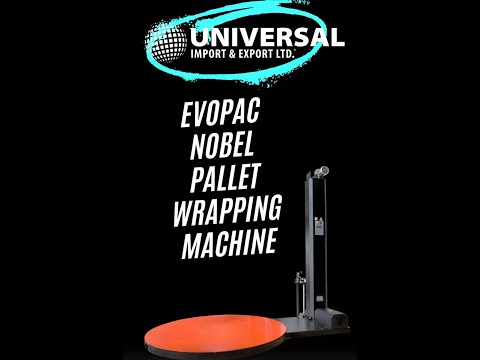 EvoPac Nobel Pallet Wrapping Machine Demo by Universal Malta