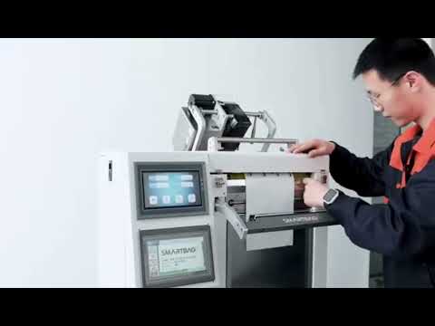 Tabletop Autobag Machine Rollbag Machine with bagging system for pre open bags with printer