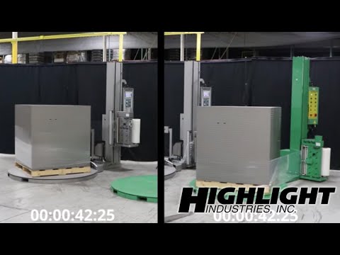 Automatic vs Semi-Auto Stretch Wrap Time Study | Highlight Industries