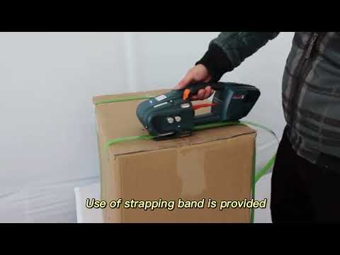 Electric hand strapping machine for pp/pet strapping band