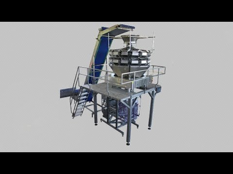 Automatic Packaging Line For Spinach and Salad