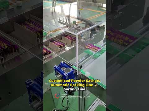 Customized Powder Sachats Automatic Packing Line ② Sorting Line