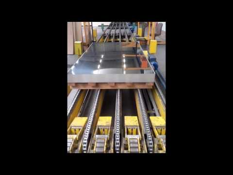 RIZZI srl: REVAMPED steel sheets packing line