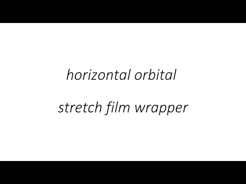 horizontal orbital stretch wrapping machine