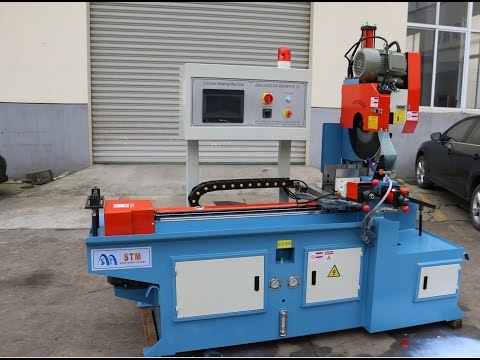 STM 500CNC auto pipe cutting machine for big cutting square tubes, bundle cutting