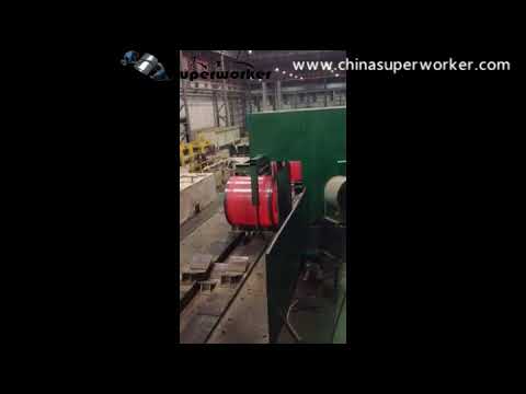 Hot Coil Packing by Automatic Steel Band Strapping Machine