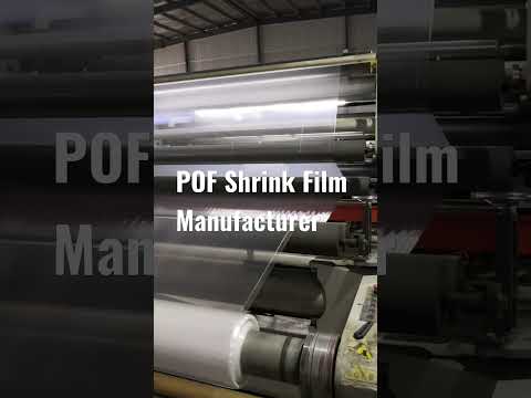 POF Shrink Film Polyolefin Shrink Film Heat Shrink Wrap Plastic Film Production