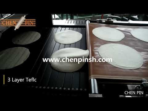 Full automatic flour tortilla production line machine with tortilla dough ball rounder machine