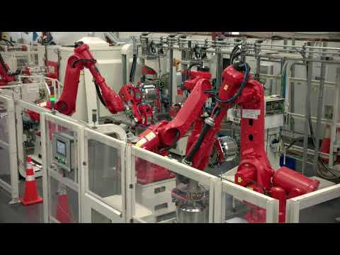 High Speed Robotic Appliance Drum Manufacturing Line