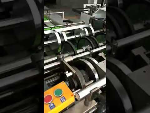 Semi automatic paper bag machine