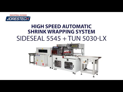 High Speed Automatic Shrink Wrapping Machine | E-SIDESEAL-5545 by JORESTECH®