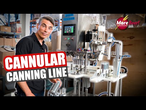 Fully Automatic Commercial Canning Line Package to 15 CANS PER MINUTE | MoreBeer!