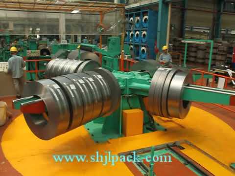 steel coil turnstile for slitting line and coil packing line