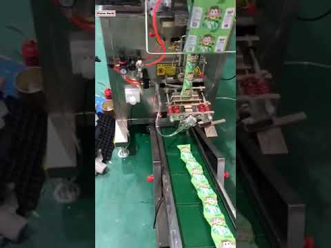 Children snack food bag sachet linking bag filling sealing packing machine auto bag packaging machin