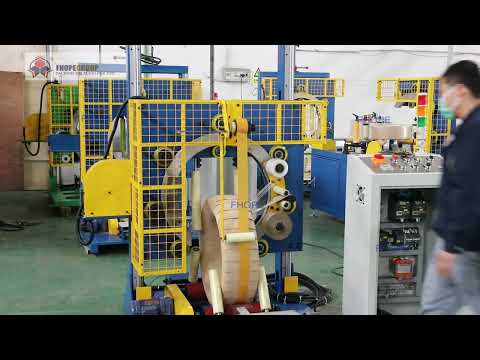 Coil wrapping machine