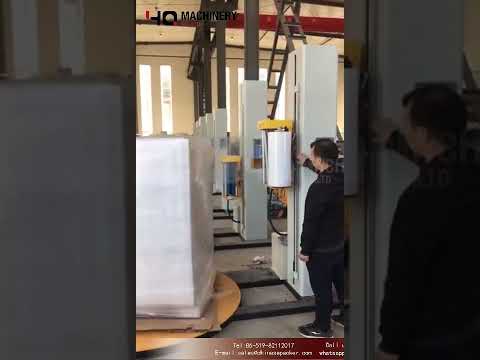 semi-automatic stretch wrap machine manufacturers|YQ machinery pallet wrapper for sale #shorts