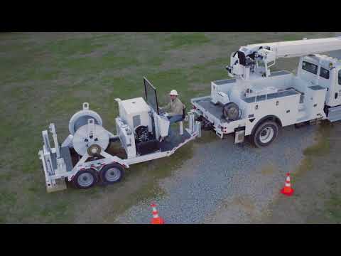 Altec TS40-PT and TS336-BW Overhead Cable Handling Equipment