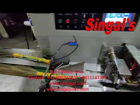 Automatic Horizontal Flow Wrap Packing Machine for Broom