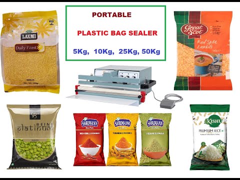 Plastic Bag Sealing machine 5kg 10kg 25kg Bulk bag sealing machine