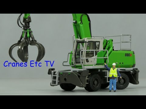 Conrad Sennebogen 830E Material Handling Machine by Cranes Etc TV