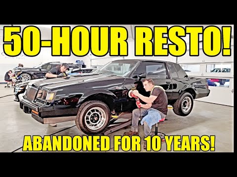 We Restored My Abandoned Buick Grand National In 3 Days! Looks Brand New!