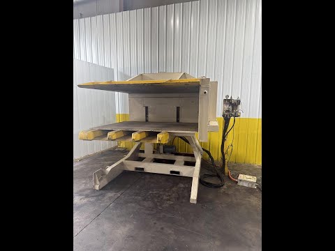 6,000 LBS X 72” PAYNE ROTARY PALLET INVERTER / FLIPPER MACHINE: STOCK #19065