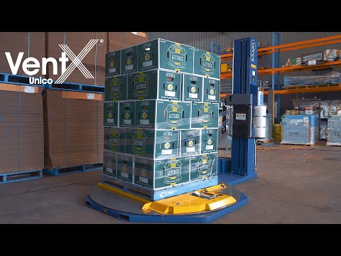 Guaranteed to Reduce Costs &amp; Plastic Usage with VentX Unico Ventilated Pallet Wrapping | Omni Group