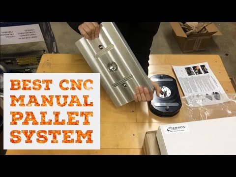 The Best Manual Pallet Changer for CNC Mill &amp; Router - Pierson Workholding Mini Pallet Change System