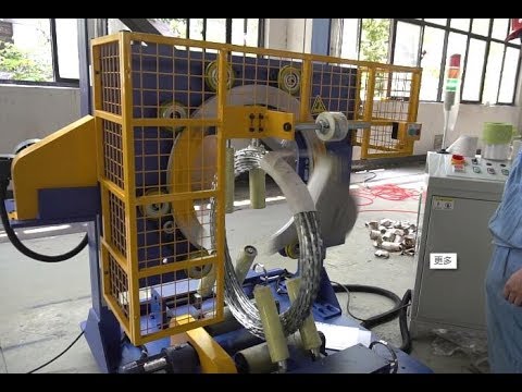 Razor wire packing machine and Barbed wire coil wrapping machinery