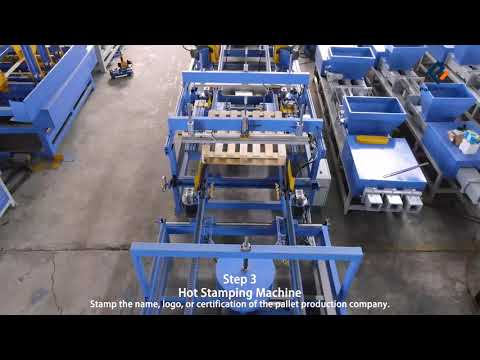 Automatic Euro Wooden Pallet Nailing Production Line