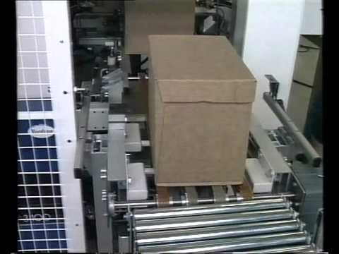 JOMET - Automatic palletizing for envelope boxes with 2 lines in one