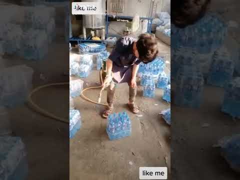 water bottle packing machine #shorts #shortsvideo