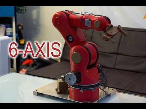 6-Axis 3D Printed Robotic Arm - Mechanical - (Part 1)