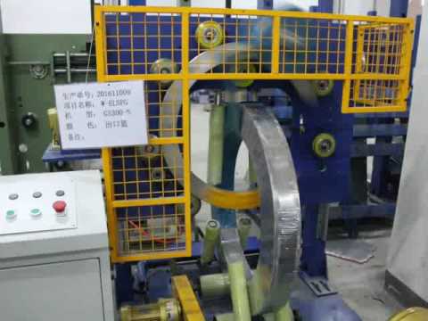 Wire wrapping machine and wire coil packing machine for Russia