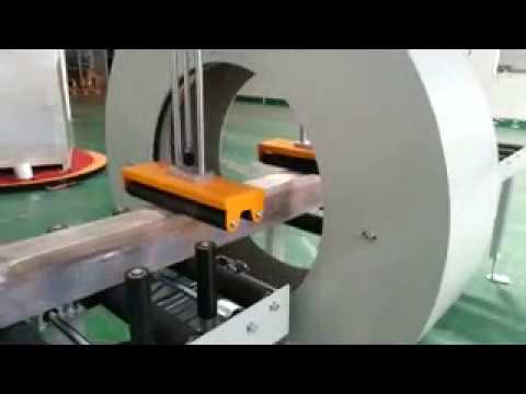 Orbital Stretch Wrapping Machine for Wooden, Steel Pipe, Rod, Panel, Profile