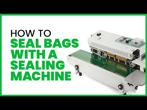 How to Seal Mylar Bags with a Continuous Band Sealing Machine