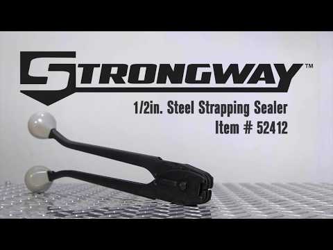 Strongway 1/2in. Steel Strapping Sealer