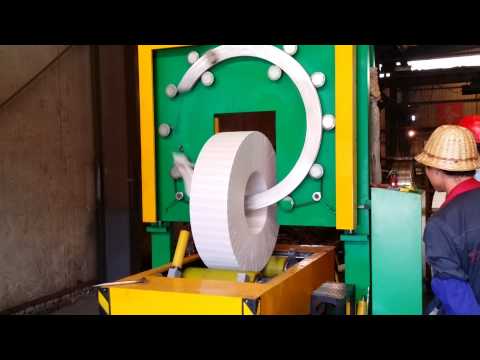 瑞鑫轧钢环体 STEEL TAPE STEEL COIL PACKING WRAPPING MACHINE