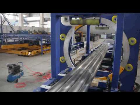 Horizontal Stainless Steel Tube Wrapping Machine