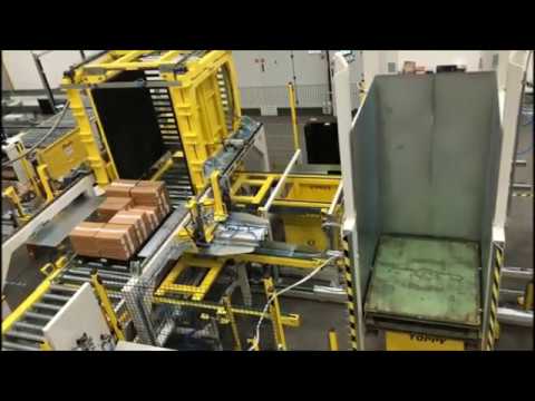 Pallet changer In line Master inverter logy with automatic pallet stackers | TOPPY