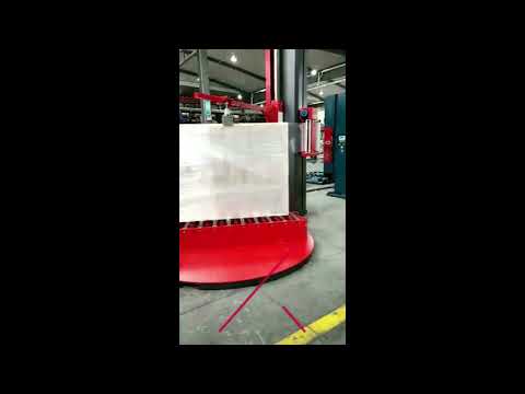 door stretch wrapping machine vertical door and window stretch wrapper pallet wrapping machine