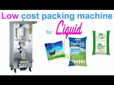 liquid pouch packing machine water milk juice sachet form fill seal machine