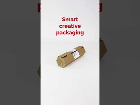 Smart creative packaging design for an eco-friendly unique unboxing #packaging #innovative #shorts