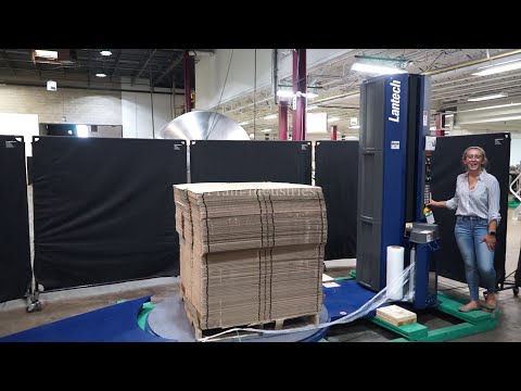 Lantech Stretch Wrapper Q300 Demonstration