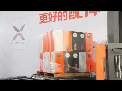 Smart Wasp s300 fully automatic pallet wrapping machine ,pallet wrapper