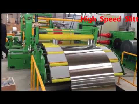 Aluminum coil slitting line with Belt tension