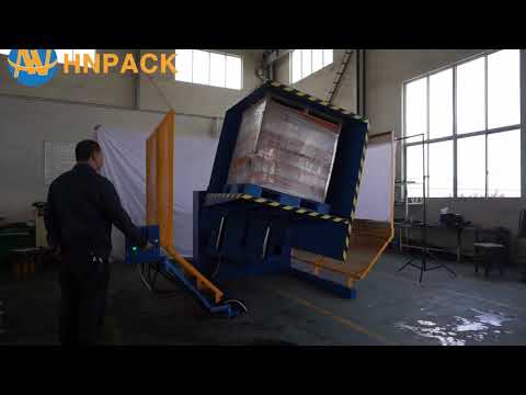 Hennopack pallet inverter rotator exchanger for bag carton product applications