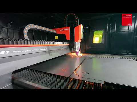 Coil auto Fed Laser Cutting System - Automatic Production Line - Bystronic DNE laser