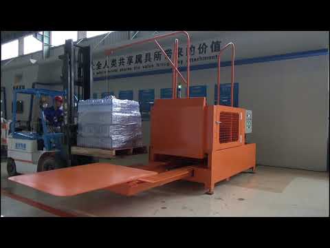 Automatic pallet changer, pallet chaing machine by pushing, pallet exchanger