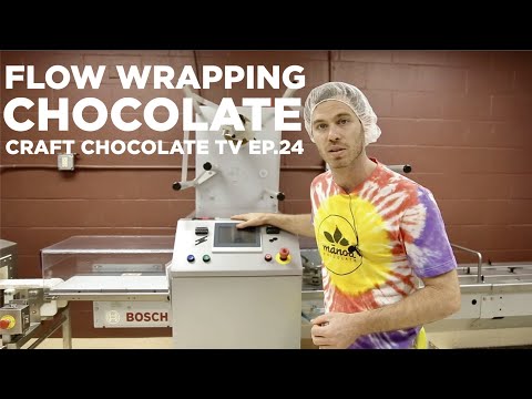 Flow Wrapping Chocolate Bars - Episode 24 - Craft Chocolate TV